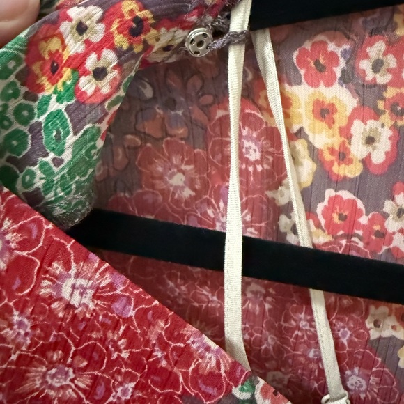 Anthropologie Maeve Multicolor Floral Long Sleeve Dress size XS - Picture 12 of 14